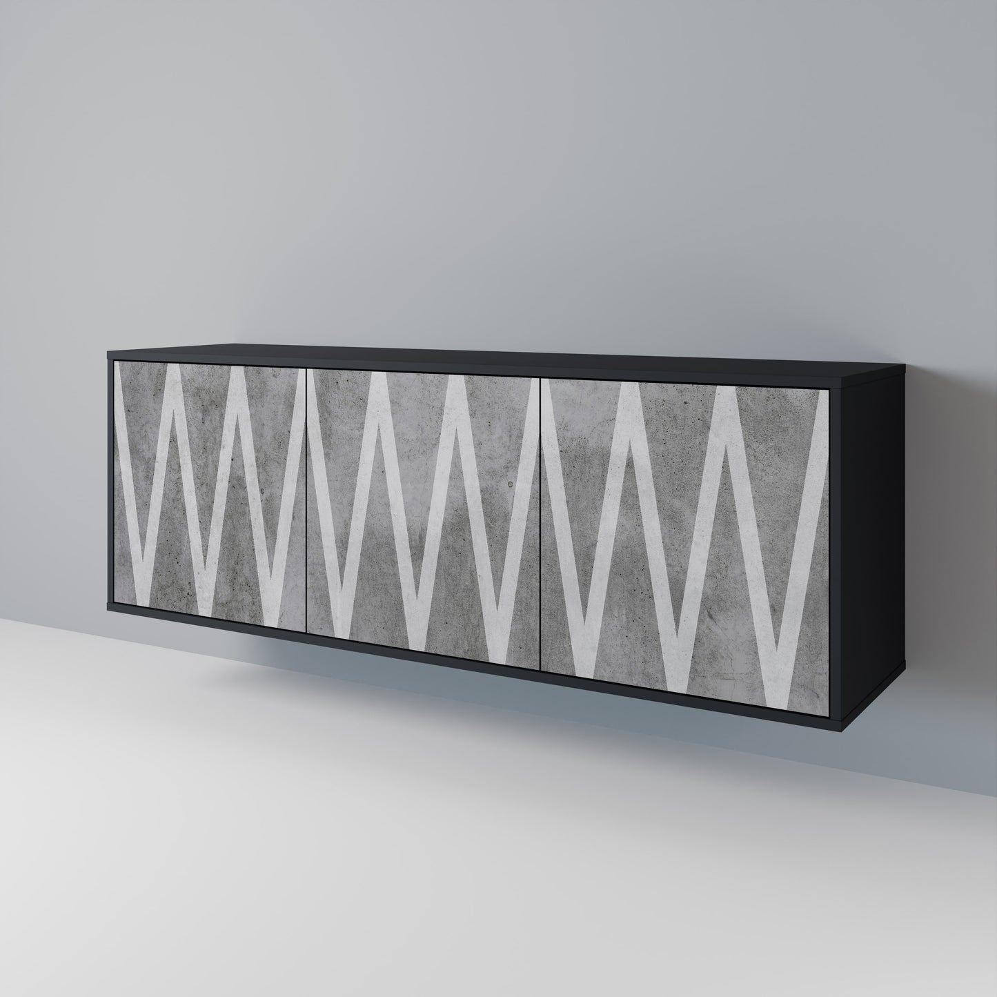 SOLID ZIG ZAG Μπουφές 3-θυρών