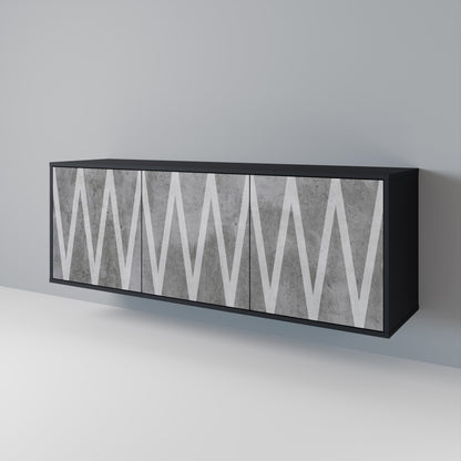 SOLID ZIG ZAG Μπουφές 3-θυρών
