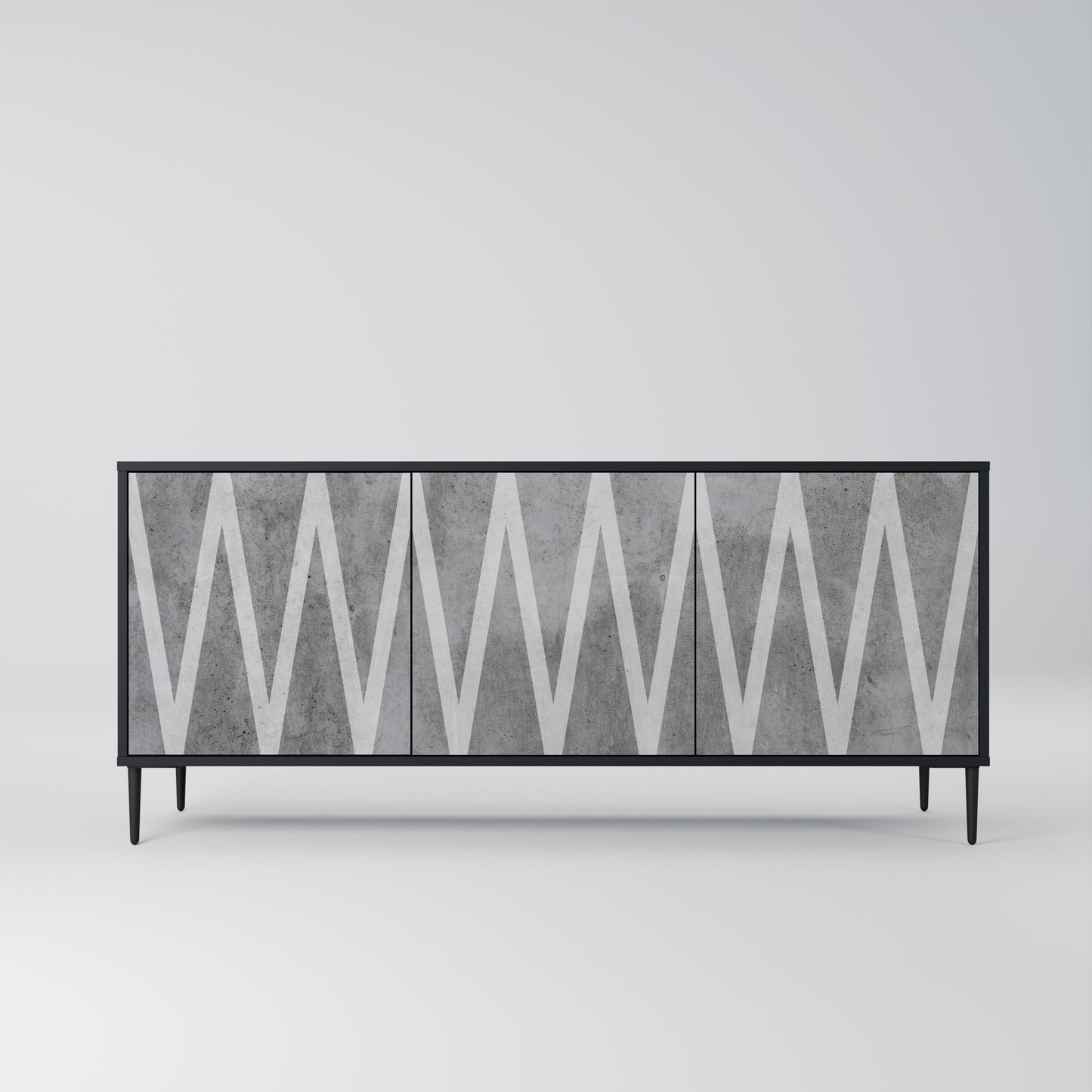 SOLID ZIG ZAG Μπουφές 3-θυρών