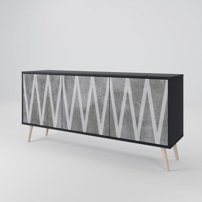 SOLID ZIG ZAG Μπουφές 3-θυρών