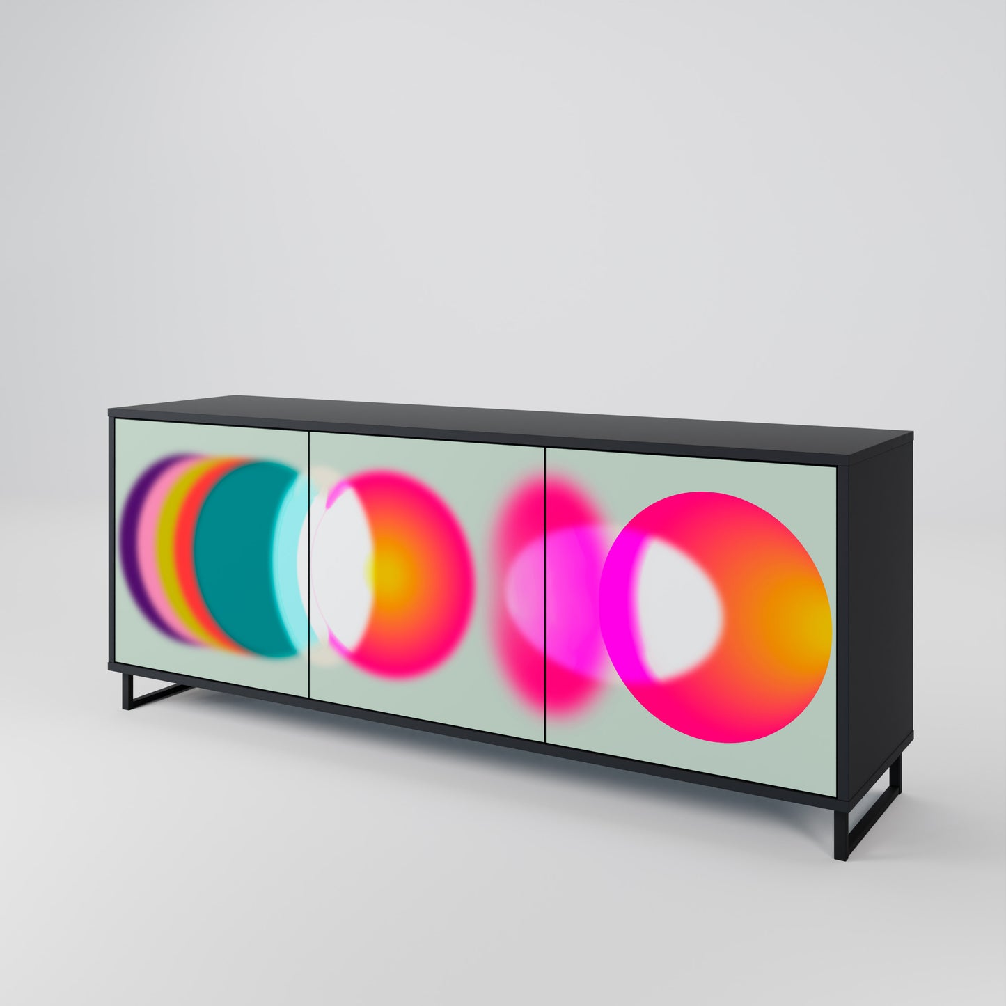 SYMPHONY OF COLORS Μπουφές 3-θυρών