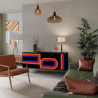 BLINDED BY THE LIGHTS 3-Door Sideboard