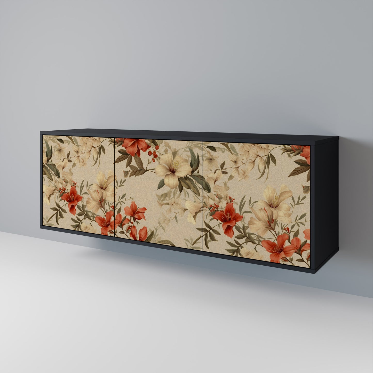 BLOOMING HARMONY 3-Door Sideboard
