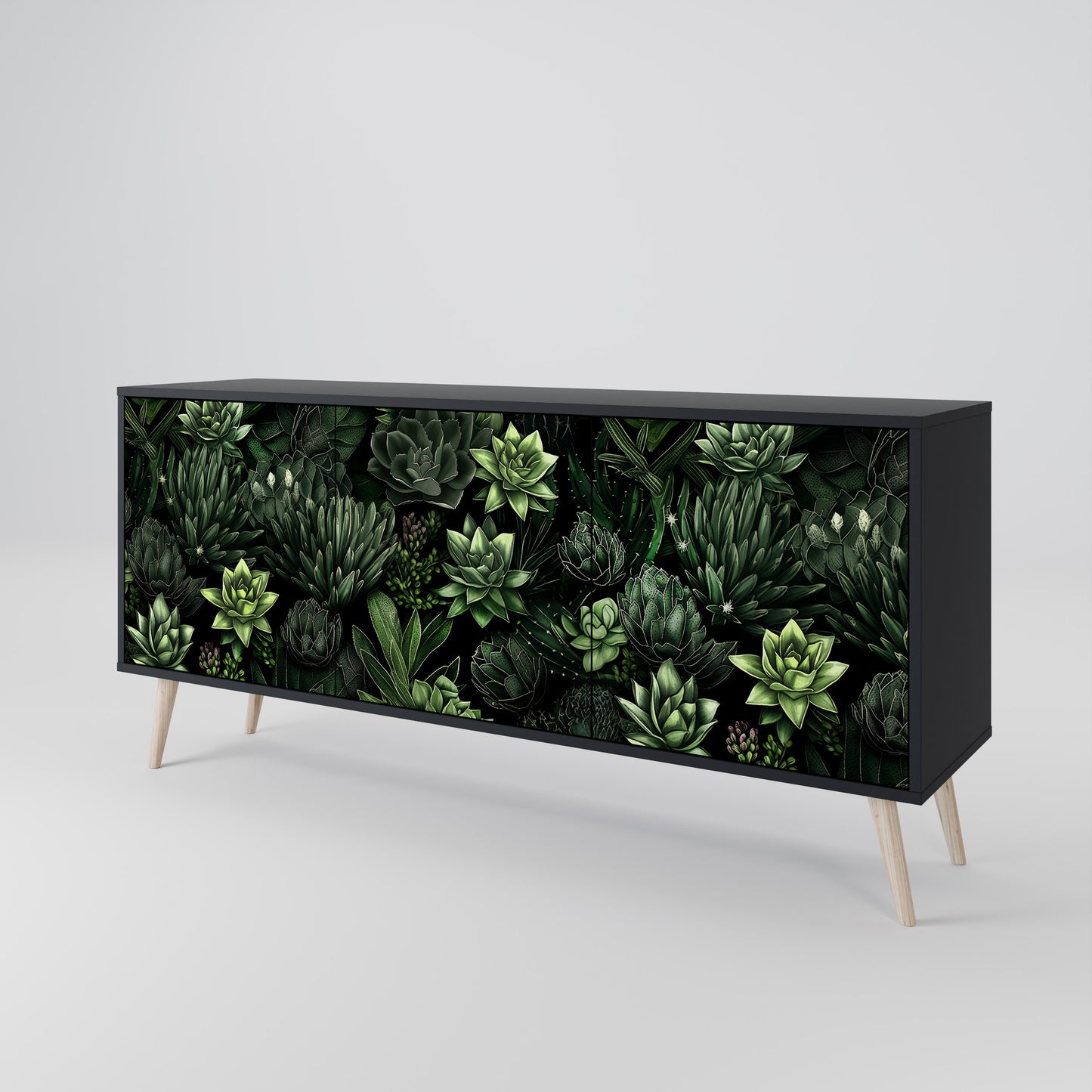 SUCCULENT JUNGLE Μπουφές 3-θυρών