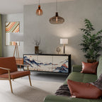 JAPANESE LANDSCAPE 3-Door Sideboard