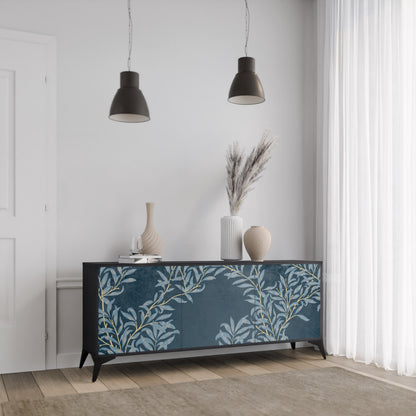 BLUE LEAVES Μπουφές 3-θυρών