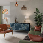 BLUE LEAVES Μπουφές 3-θυρών