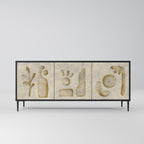 SAND SCULPTURES 3-Door Sideboard
