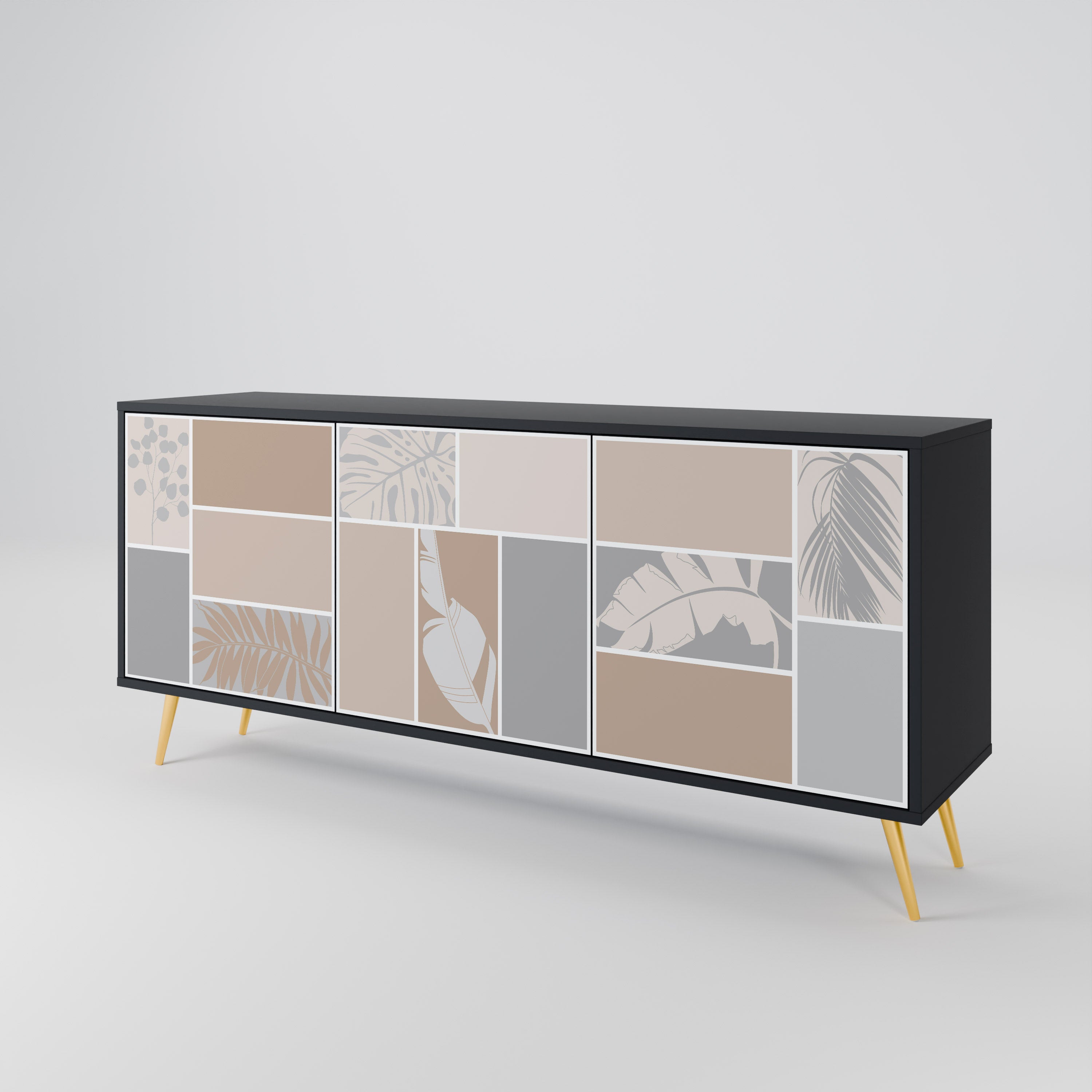 TROPICAL SHAPES 3-Door Sideboard