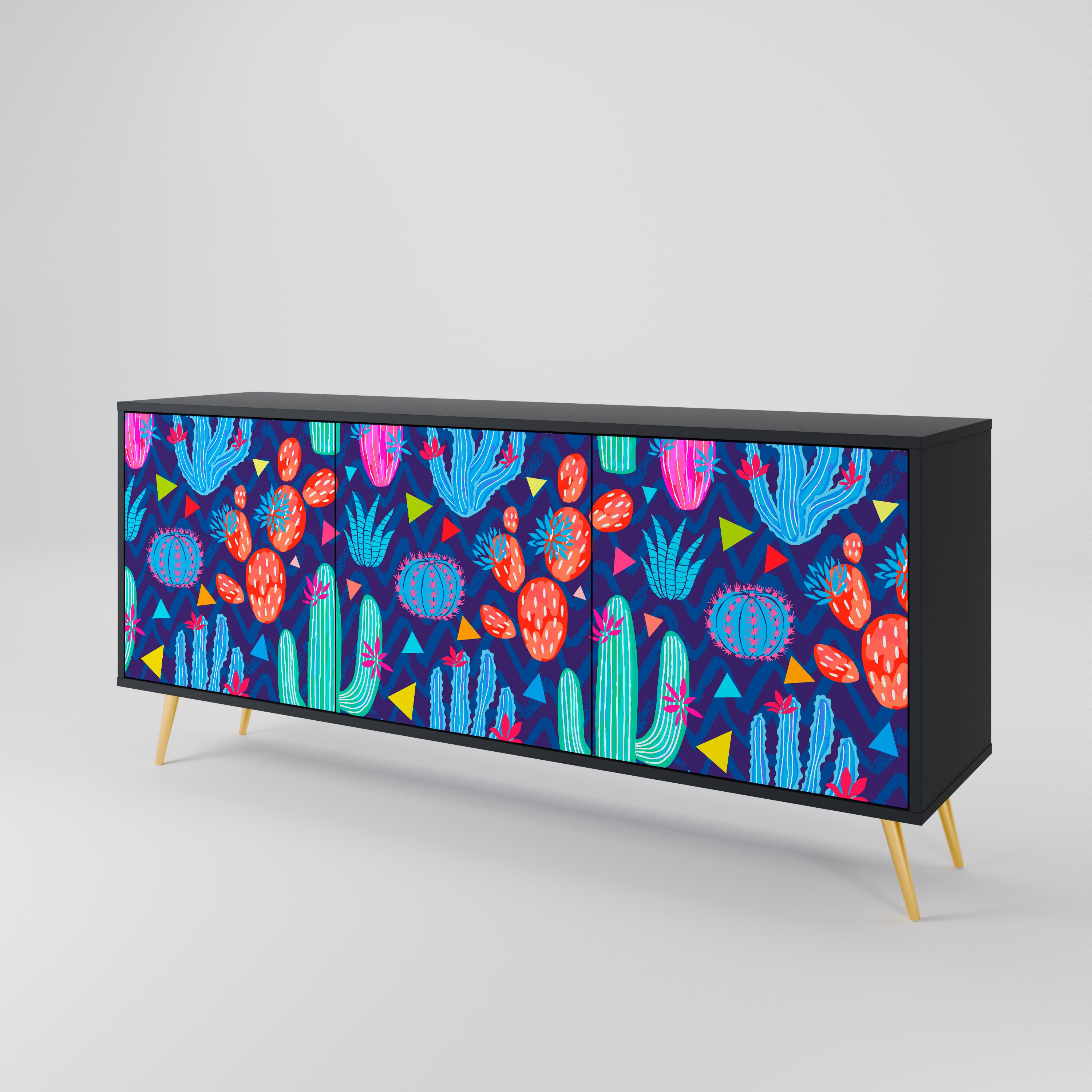 CACTUS VIBES 3-Door Sideboard