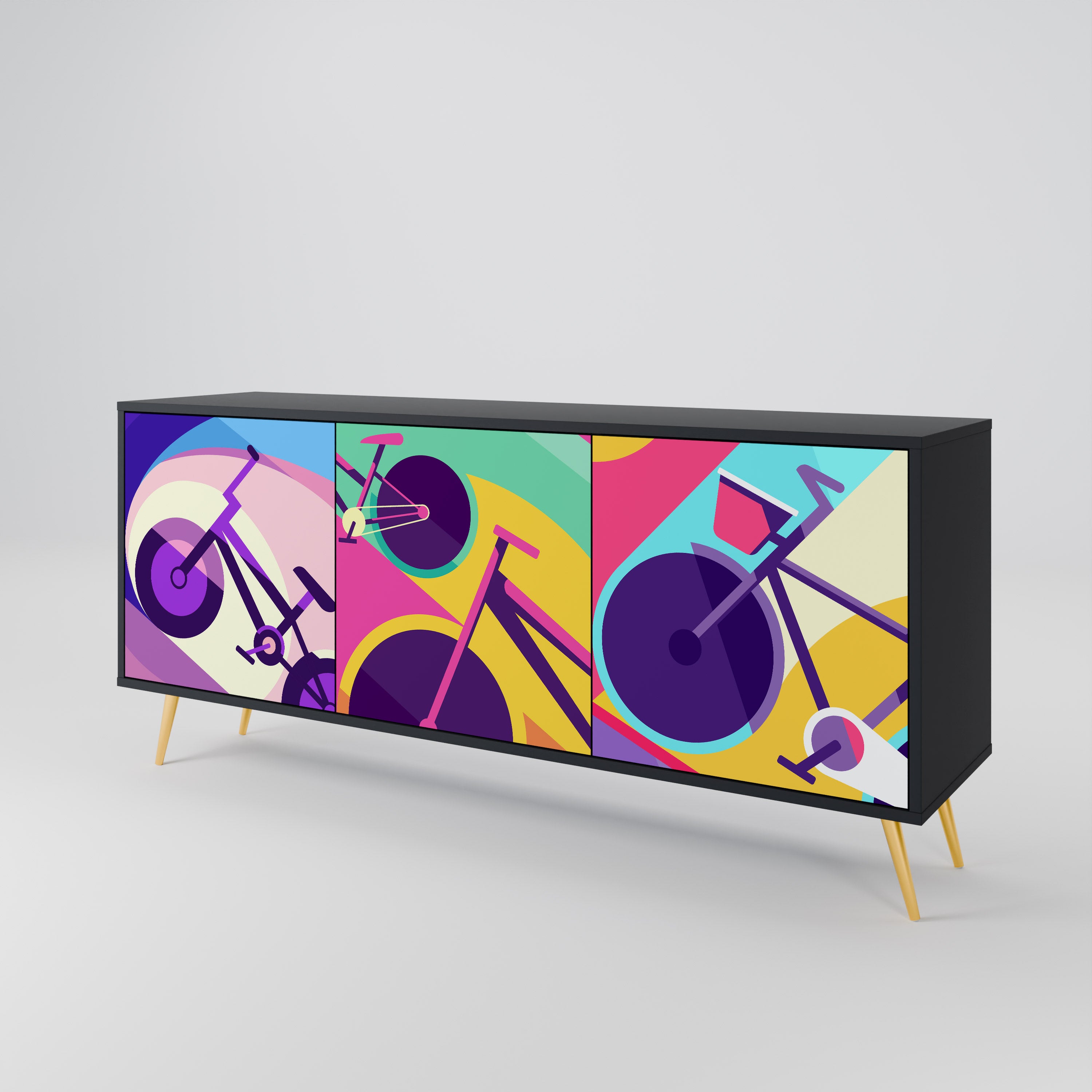 BIKE DREAMS 3-Door Sideboard