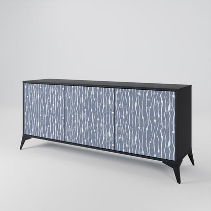 GRAPHITE RAIN Μπουφές 3-θυρών