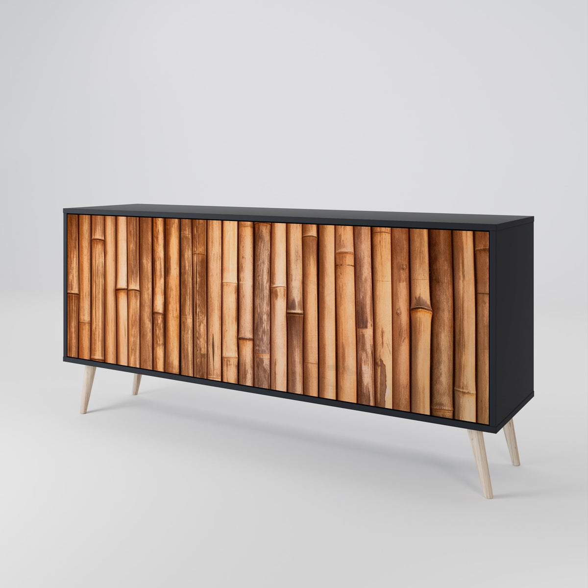 NATURAL WOOD Μπουφές 3-θυρών
