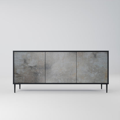CONCRETE WALL Μπουφές 3-θυρών