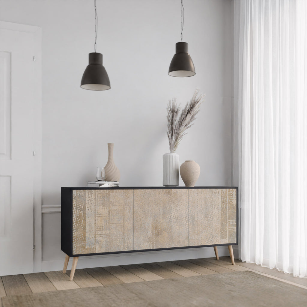 SCREEN ERROR 3-Door Sideboard in Black Finish