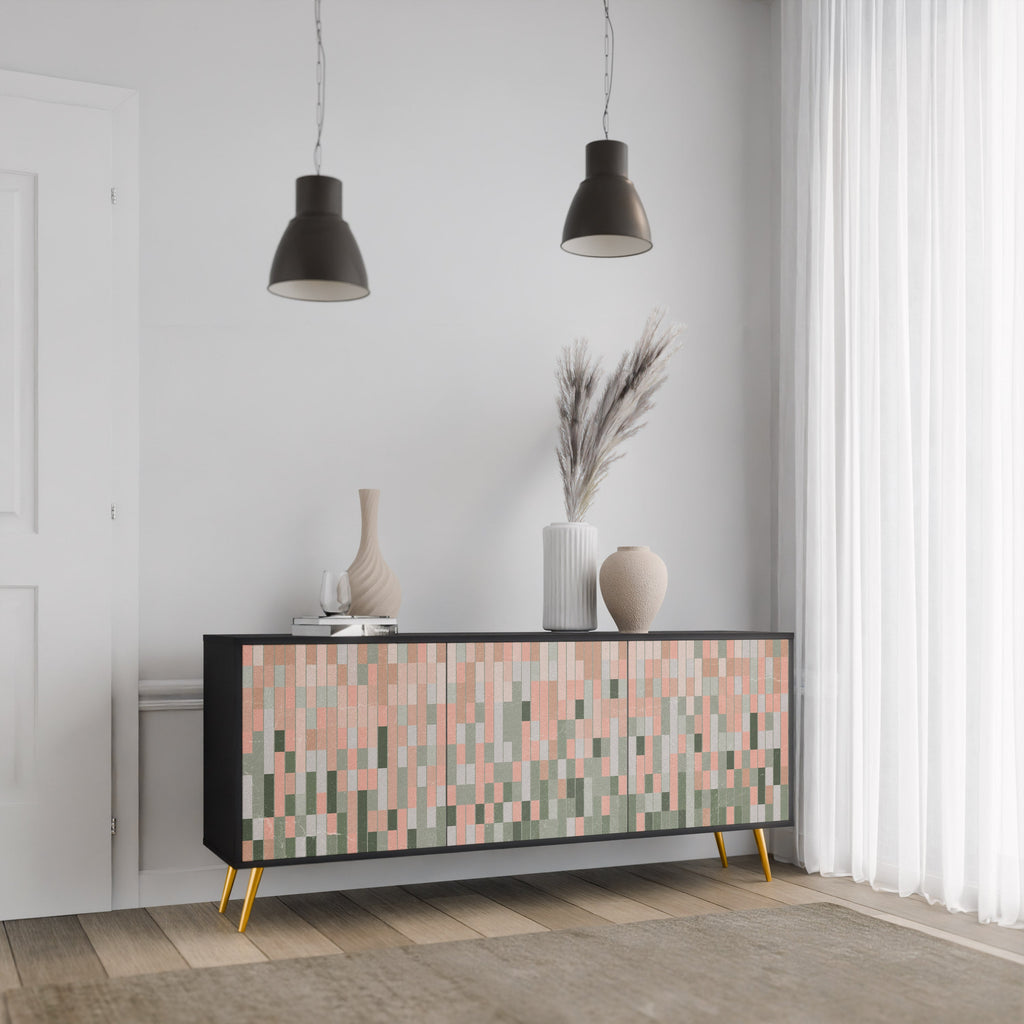 BUILDING THE FUTURE 3-Door Sideboard in Black Finish