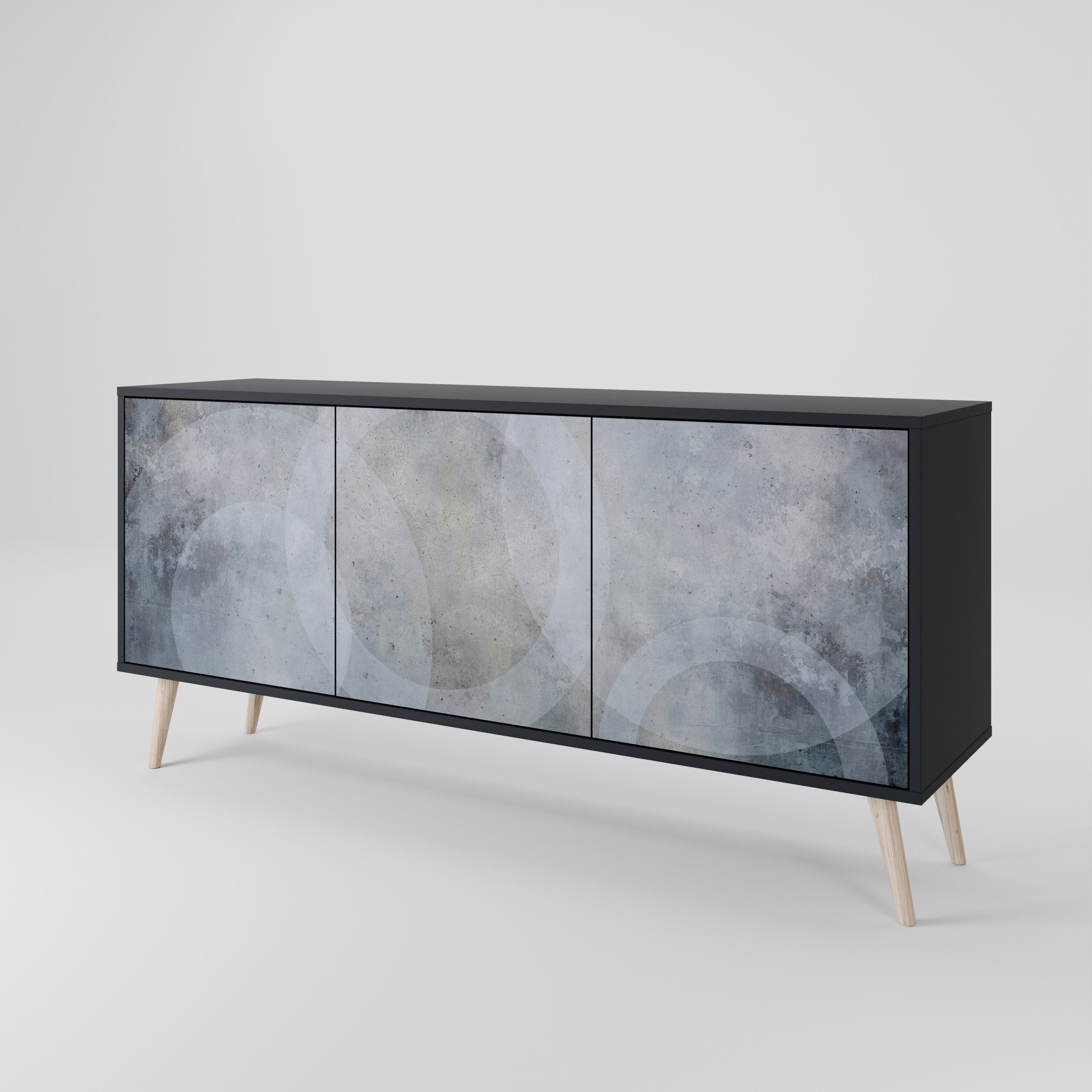 MUTED ARC 3-Door Sideboard
