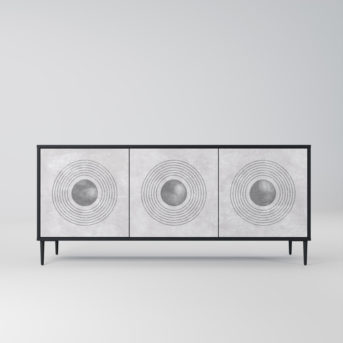SOLID CIRCLES Μπουφές 3-θυρών