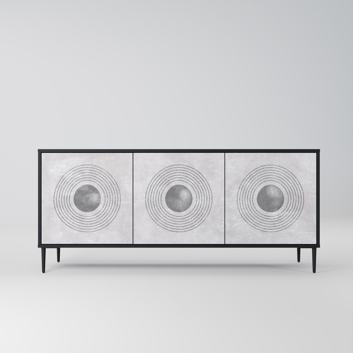 SOLID CIRCLES Μπουφές 3-θυρών