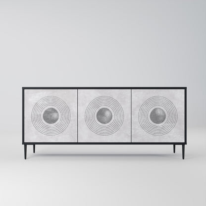 SOLID CIRCLES Μπουφές 3-θυρών