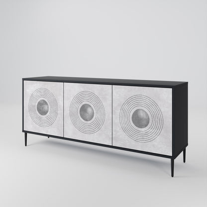 SOLID CIRCLES Μπουφές 3-θυρών