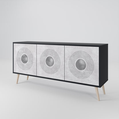 SOLID CIRCLES Μπουφές 3-θυρών
