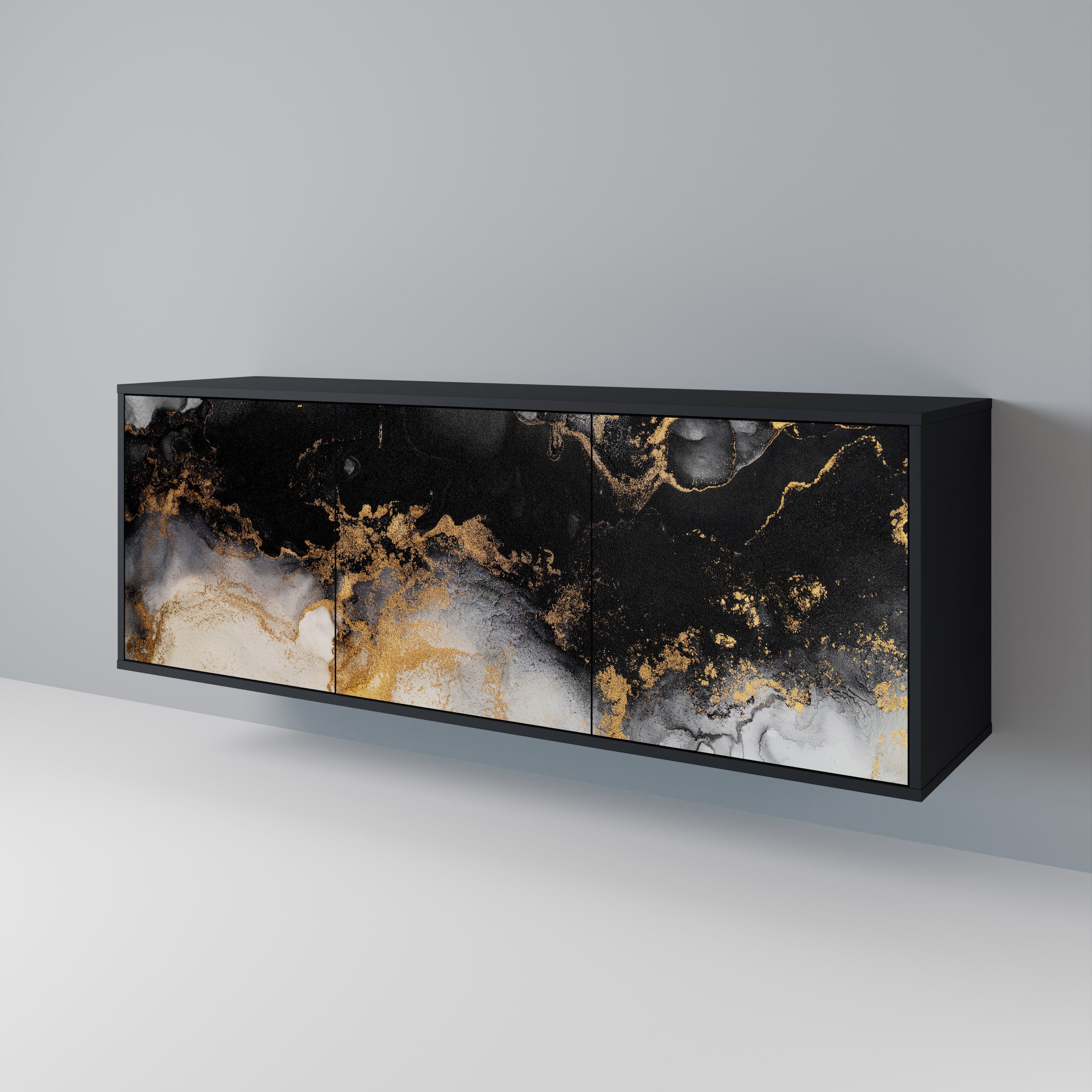 MARBLE OF TOMMORROW 3-Door Sideboard
