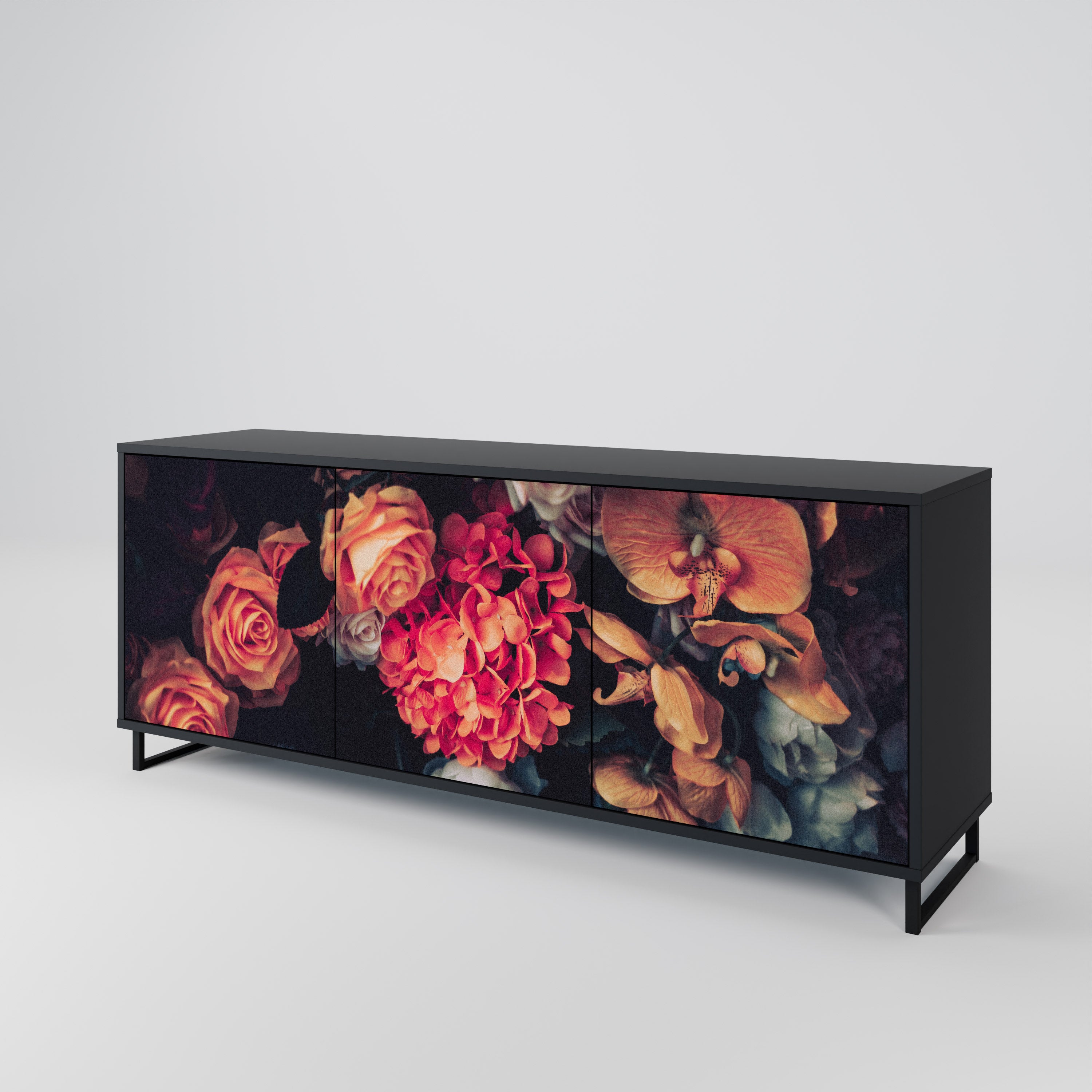 NEVERENDING BLOOM 3-Door Sideboard