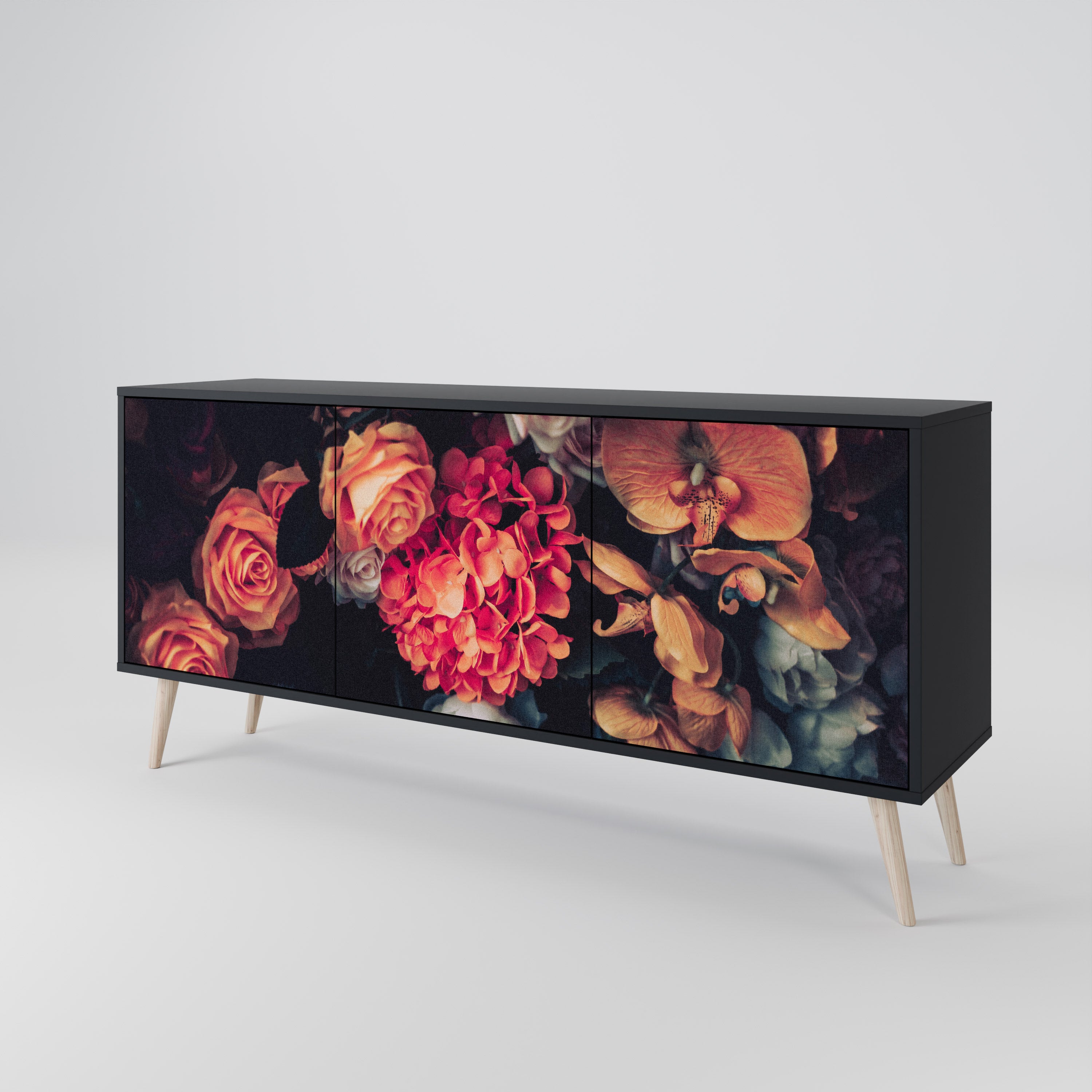 NEVERENDING BLOOM 3-Door Sideboard