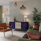 FLORAL COMBINATION Μπουφές 3-θυρών