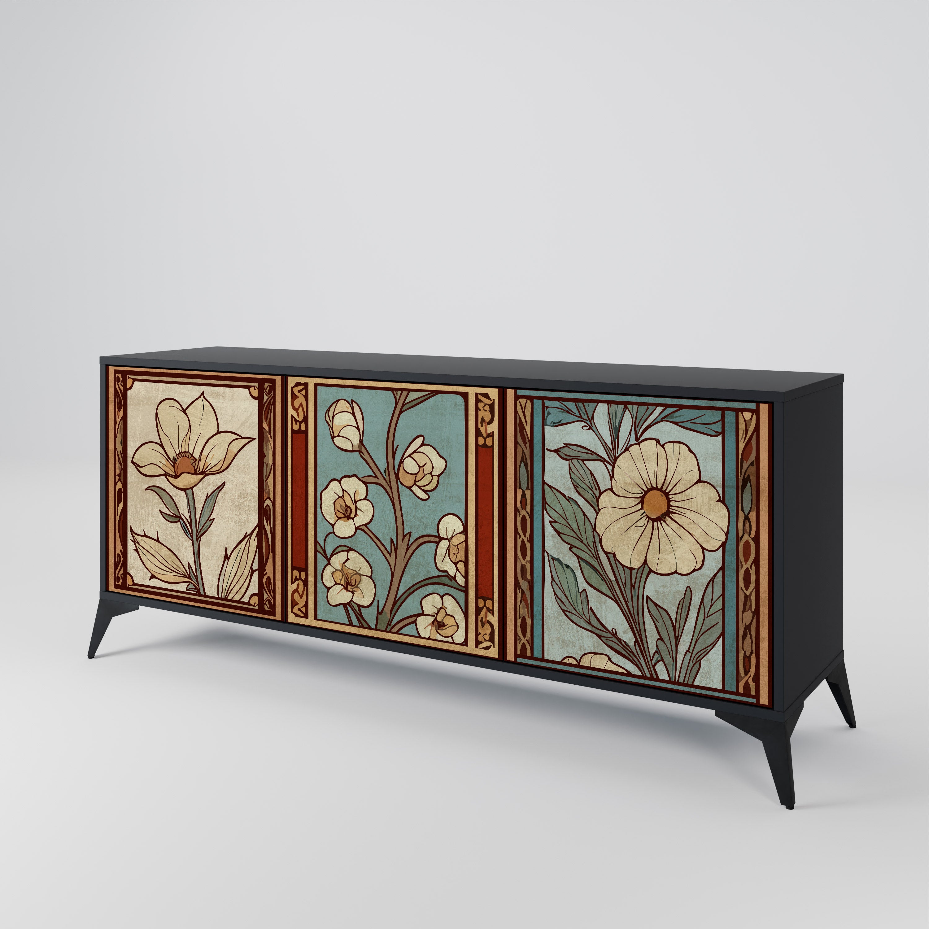TIMELESS FLORA 3-Door Sideboard