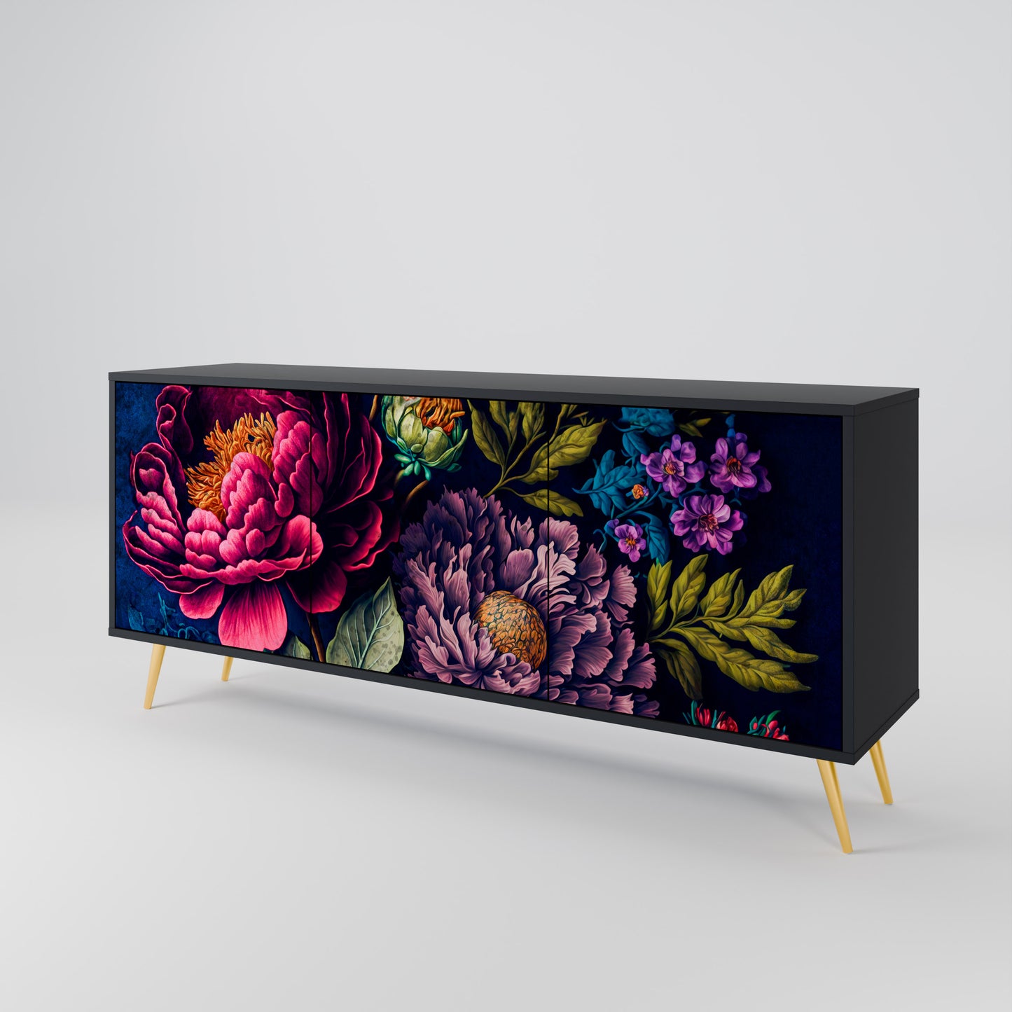 BLOOMING ELEGANCE Μπουφές 3-θυρών