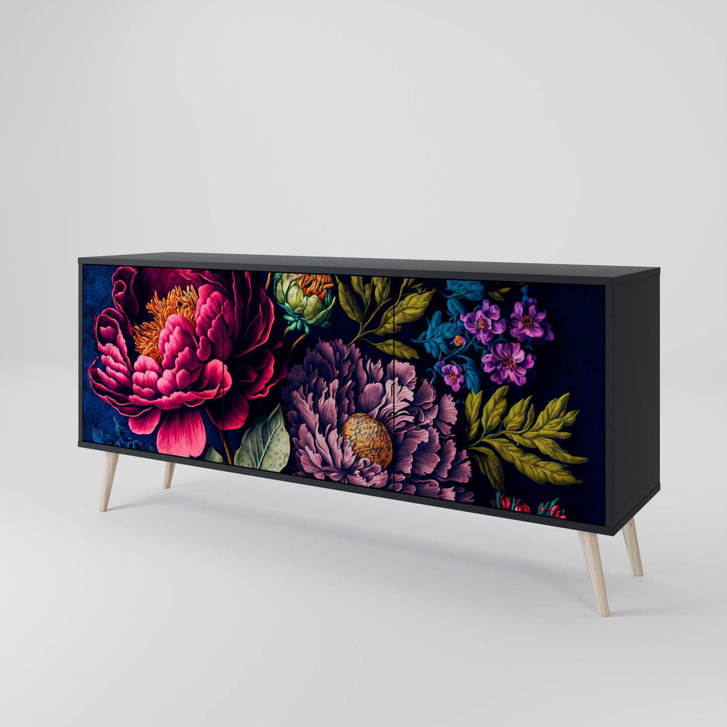 BLOOMING ELEGANCE Μπουφές 3-θυρών