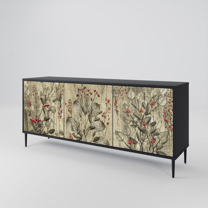 HERBAL GRACE 3-Door Sideboard