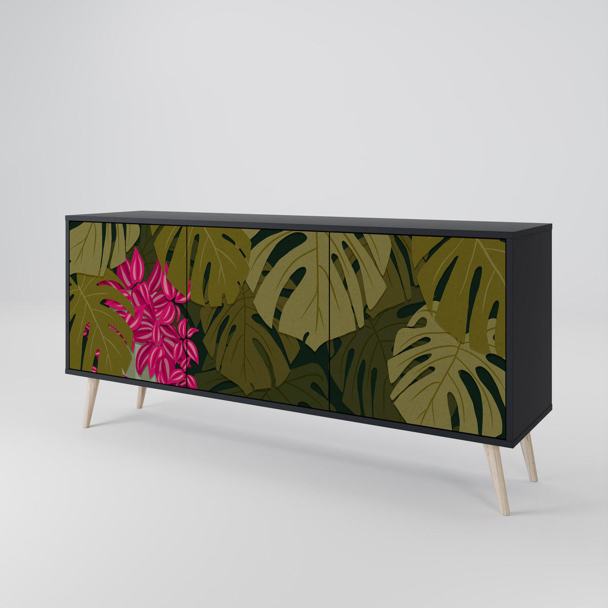 TROPICAL BEAUTY Μπουφές 3-θυρών