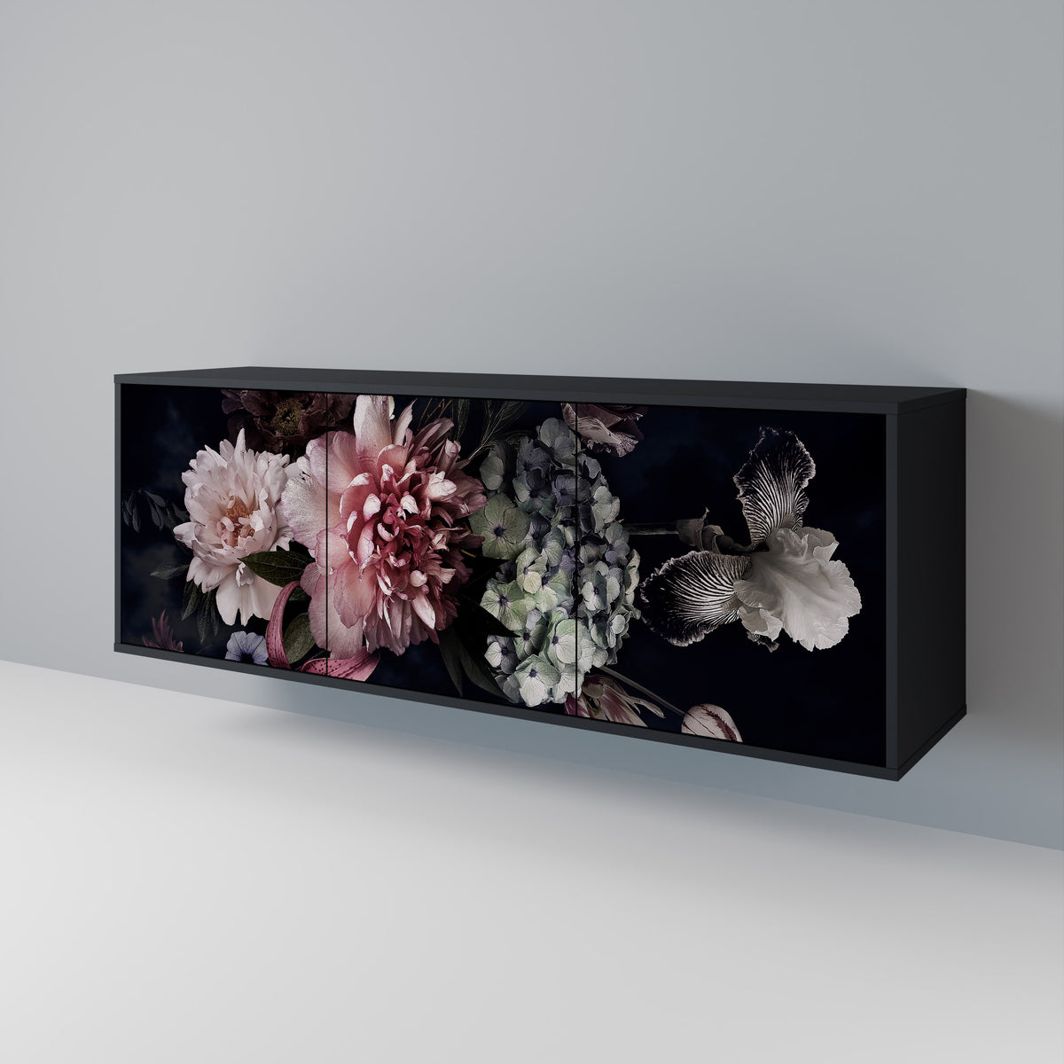 PURE BLOSSOM Μπουφές 3-θυρών
