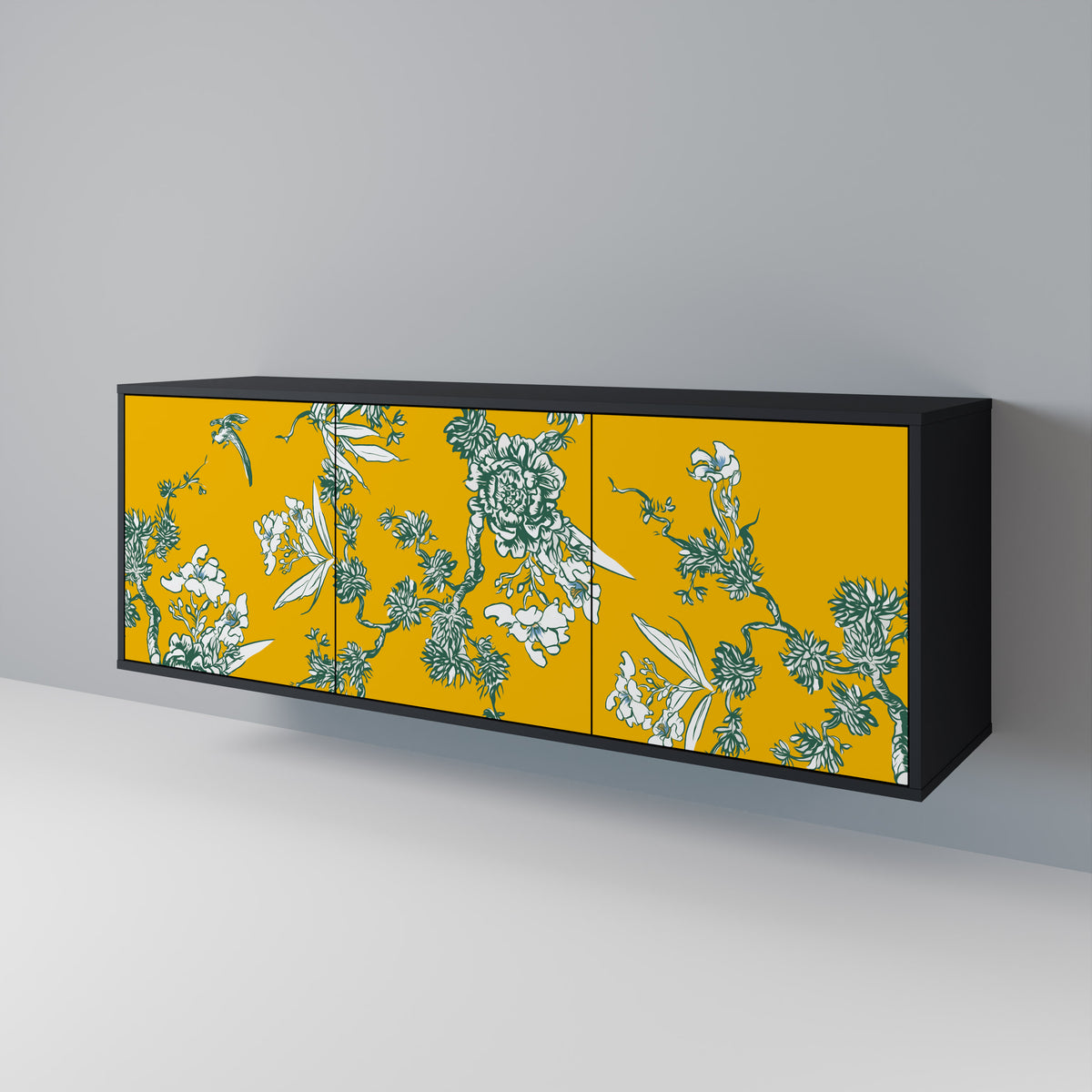 YELLOW CHINOISERIE Μπουφές 3-θυρών