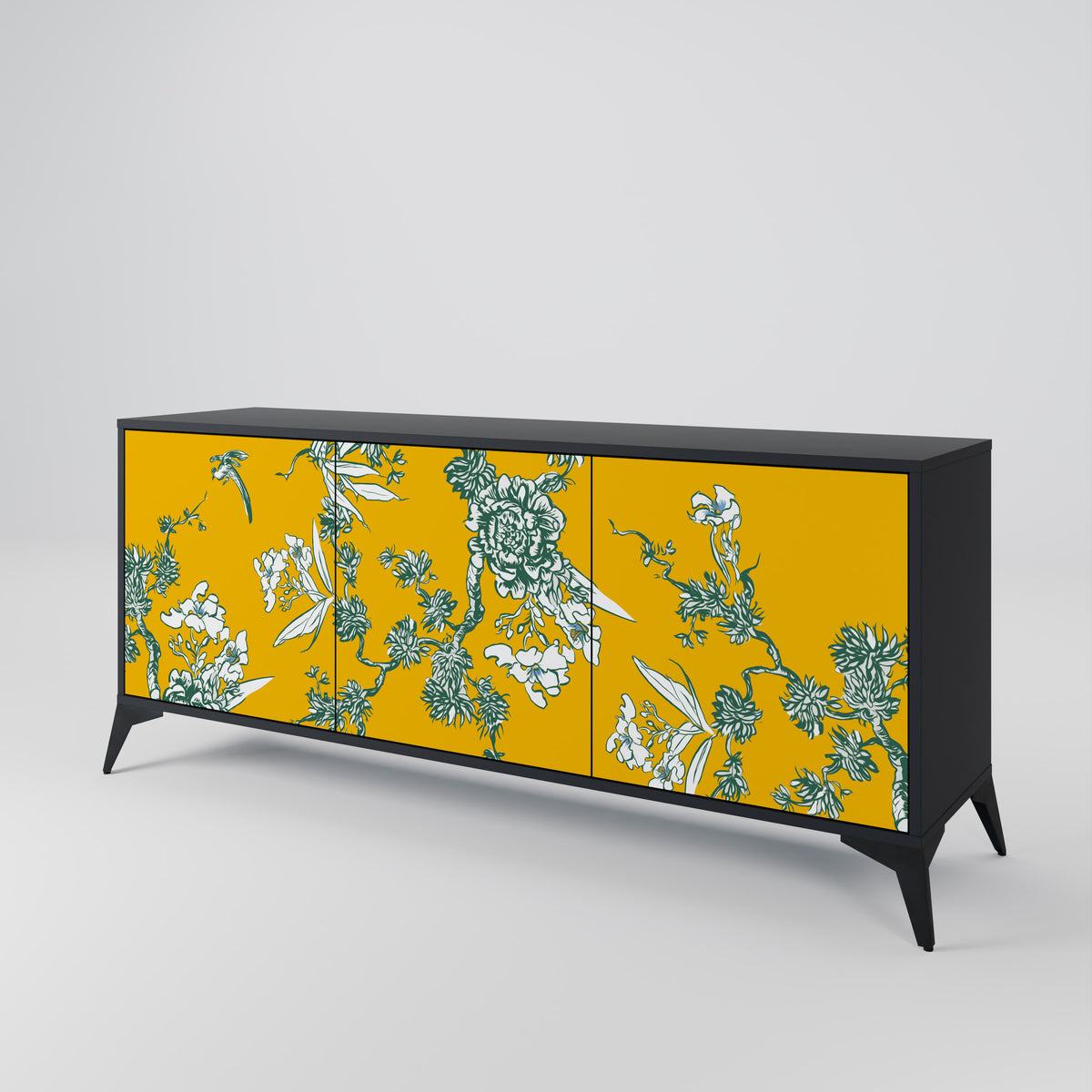 YELLOW CHINOISERIE Μπουφές 3-θυρών