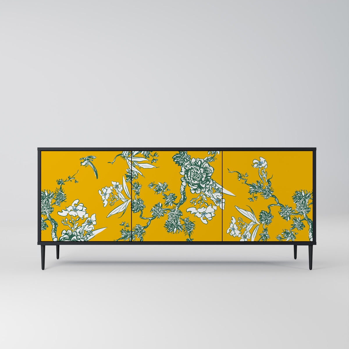 YELLOW CHINOISERIE Μπουφές 3-θυρών