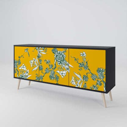 YELLOW CHINOISERIE Μπουφές 3-θυρών
