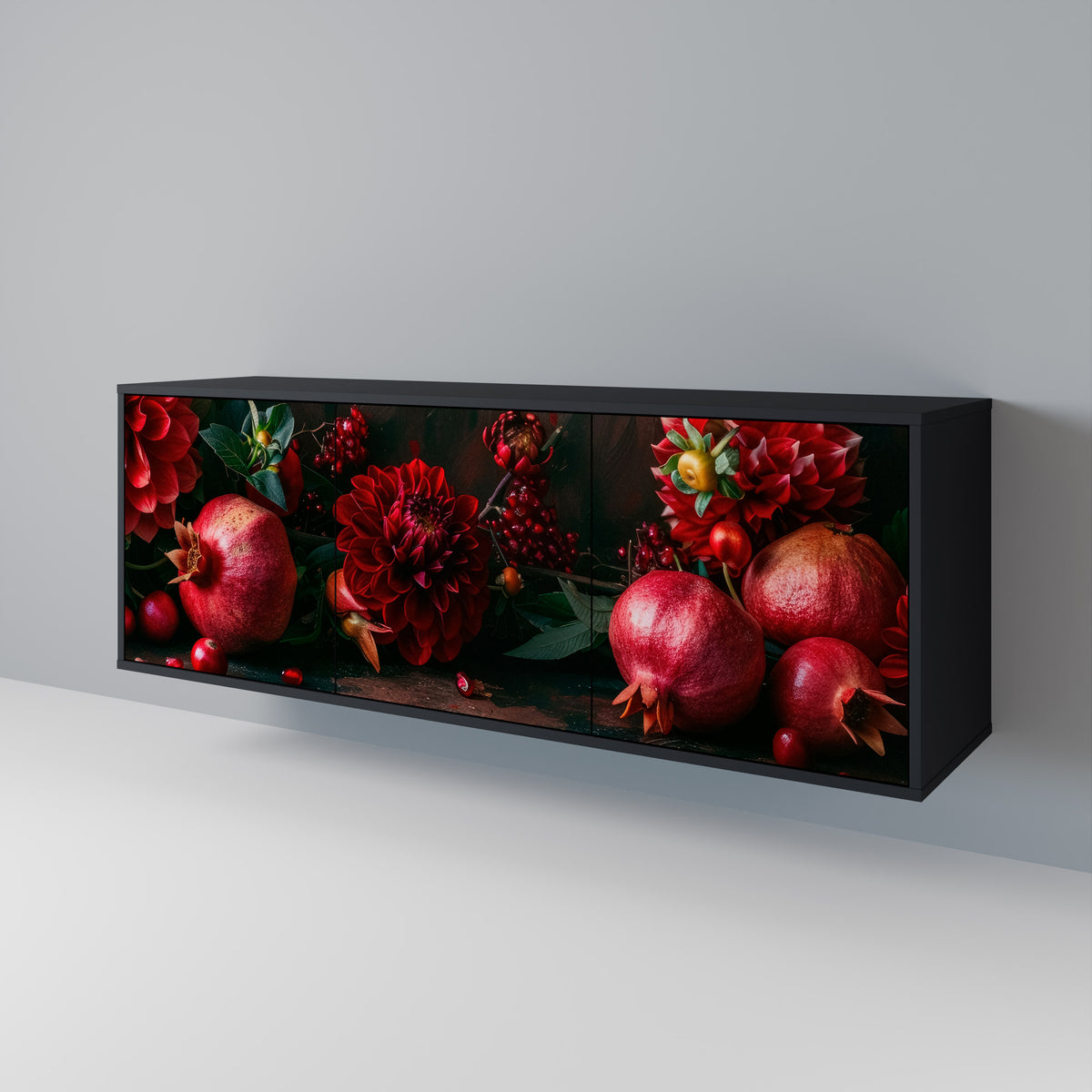 DAHLIAS AND POMEGRANATES Μπουφές 3-θυρών