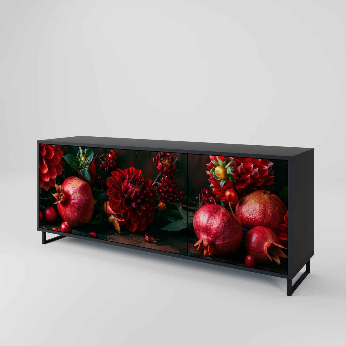 DAHLIAS AND POMEGRANATES Μπουφές 3-θυρών