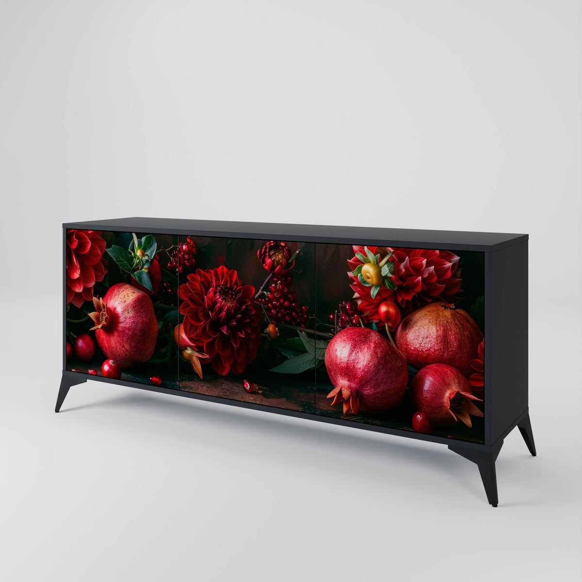 DAHLIAS AND POMEGRANATES Μπουφές 3-θυρών