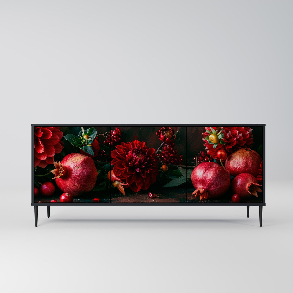 DAHLIAS AND POMEGRANATES Μπουφές 3-θυρών