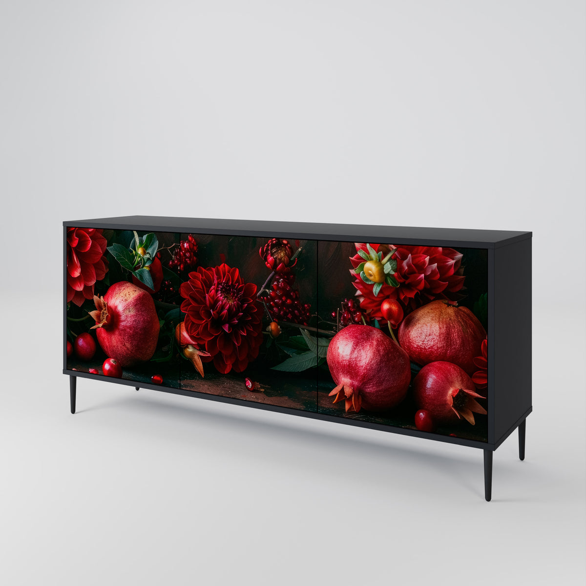 DAHLIAS AND POMEGRANATES Μπουφές 3-θυρών