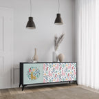 COLORFUL ALPACAS 3-Door Sideboard