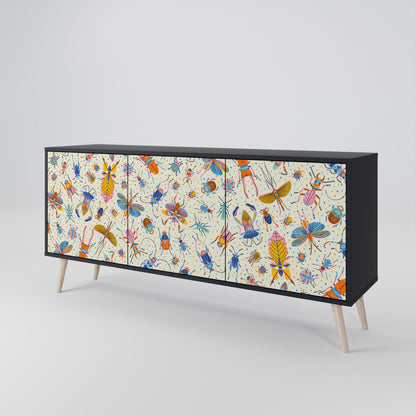 COLORFUL INSECTS Μπουφές 3-θυρών
