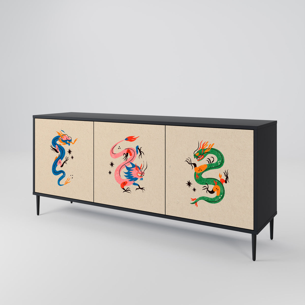 MYTHOLOGICAL CREATURES Μπουφές 3-θυρών