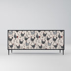 HAPPY HENS 3-Door Sideboard
