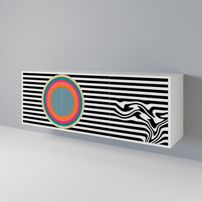 SPECTRA SHOWCASE Μπουφές 3-θυρών